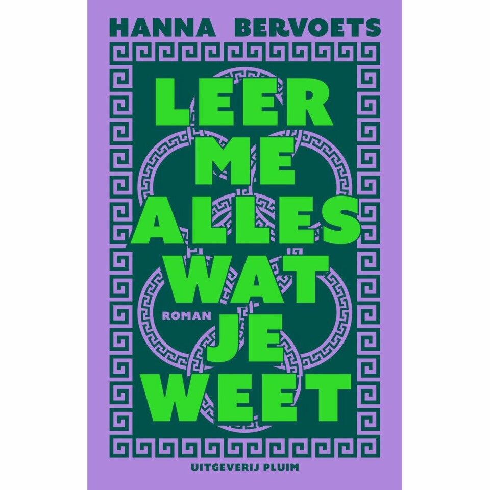 Boekcover van Leer me alles wat je weet - Hanna Bervoets