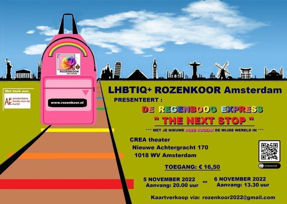 Bestel nu tickets voor de Regenboog Express – The Next Stop