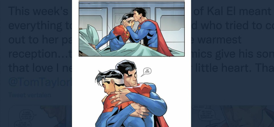 Superman koestert zijn biseksuele zoon in nieuwe strip: fans zijn ontroerd