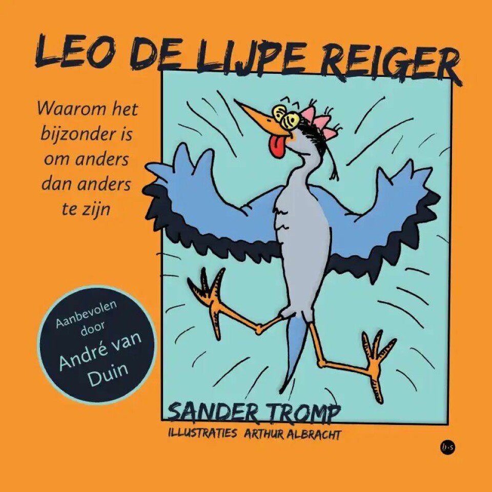 Boekcover van Leo de lijpe reiger - Sander Tromp