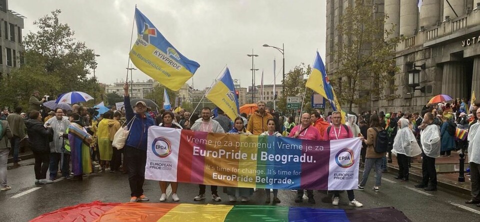 EuroPride: mars in Belgrado ging toch door, maar in uitgeklede vorm
