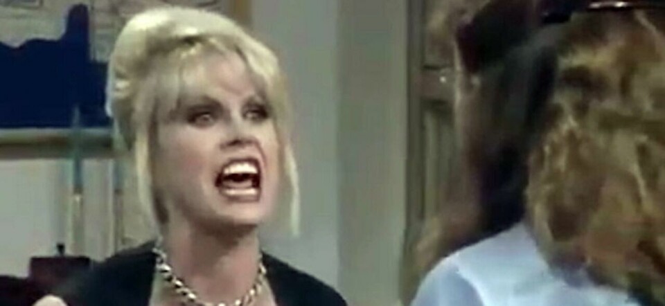Very vintage: de ‘knitting needle’-aflevering van Absolutely Fabulous