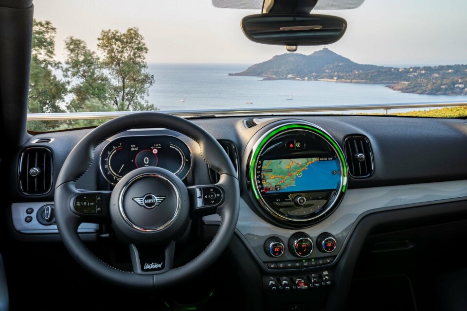 Het interieur van de MINI. Het interieur van de MINI.