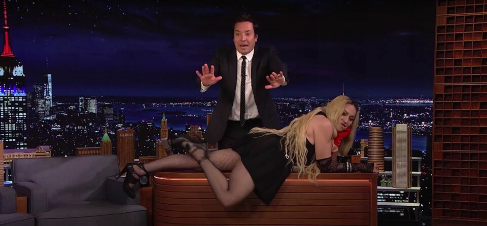 Terugkijken: Madonna loopt te keten bij Jimmy Fallons Tonight Show