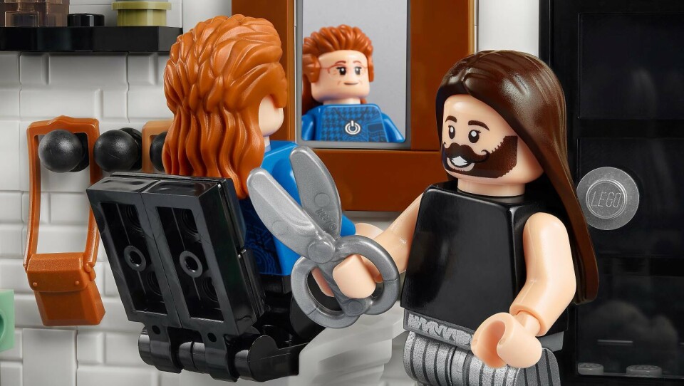 Jonathan in actie. Queer Eye als lego