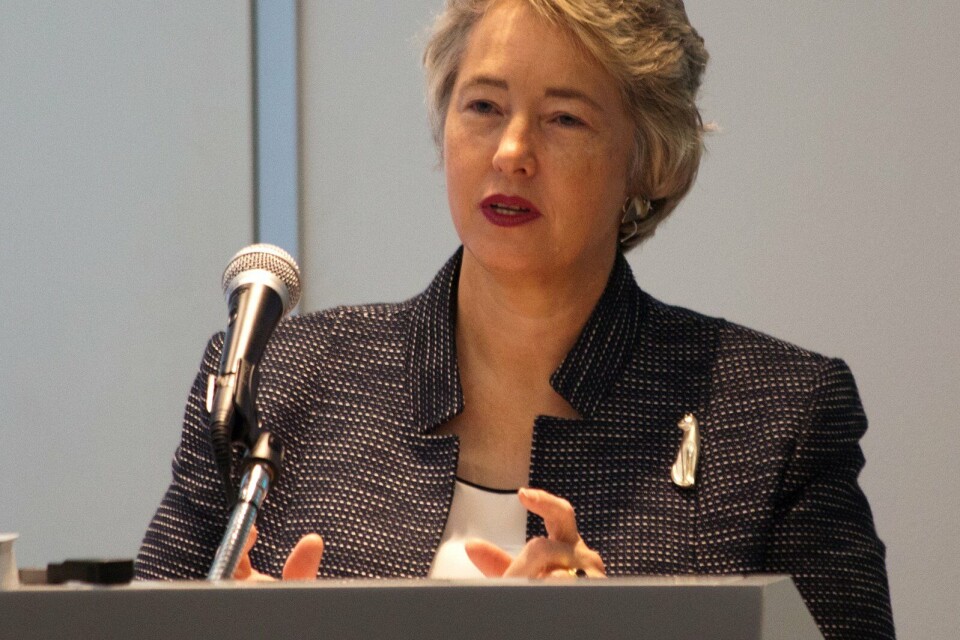 Oud-burgemeester Annise Parker. oud-burgemeester Annise Parker