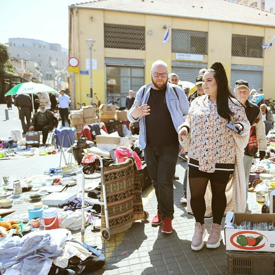 Netta's tour de Tel Aviv