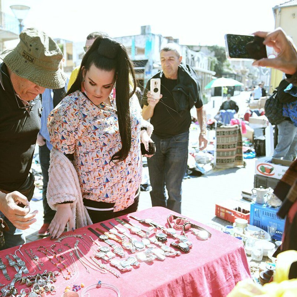 Netta's tour de Tel Aviv