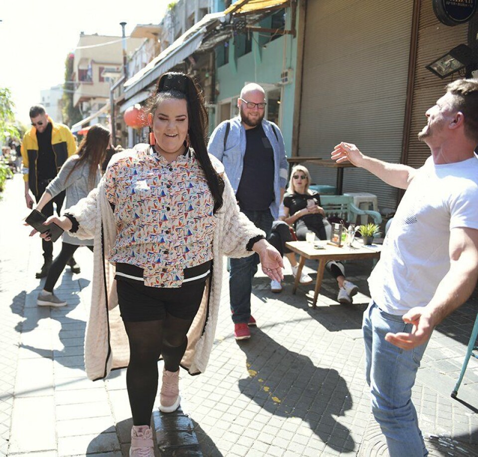Netta's tour de Tel Aviv