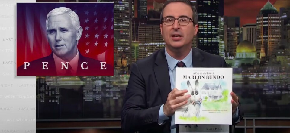 John Oliver komt met gay-versie van kinderboek Mike Pence