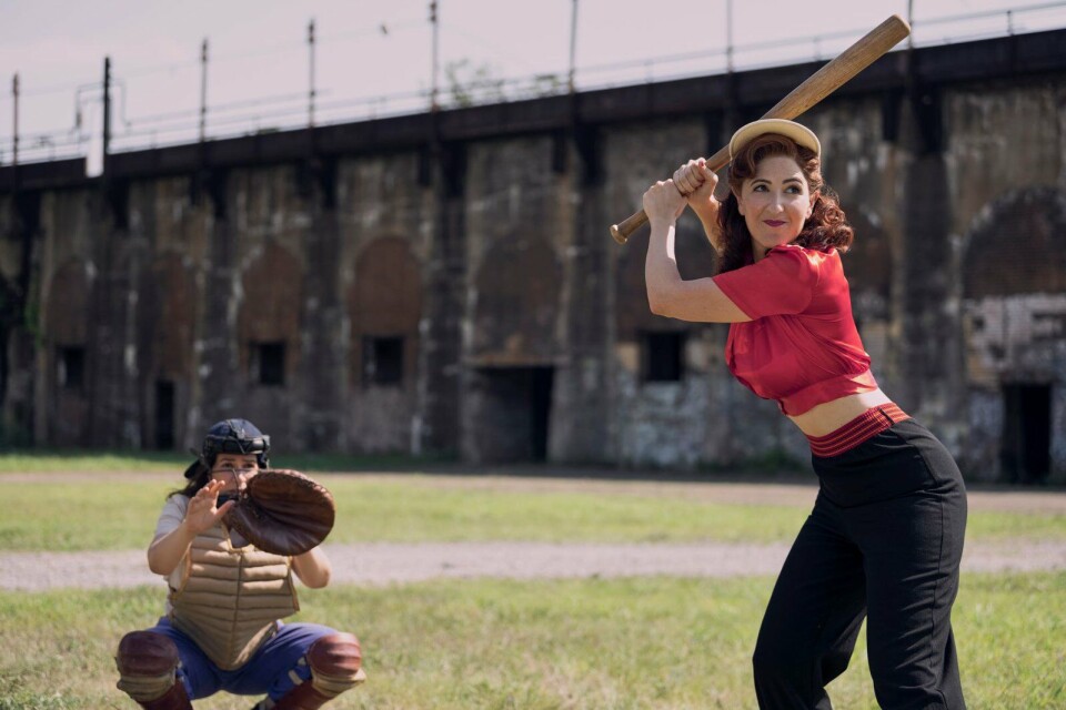 Greta Gill in A League On Their Own