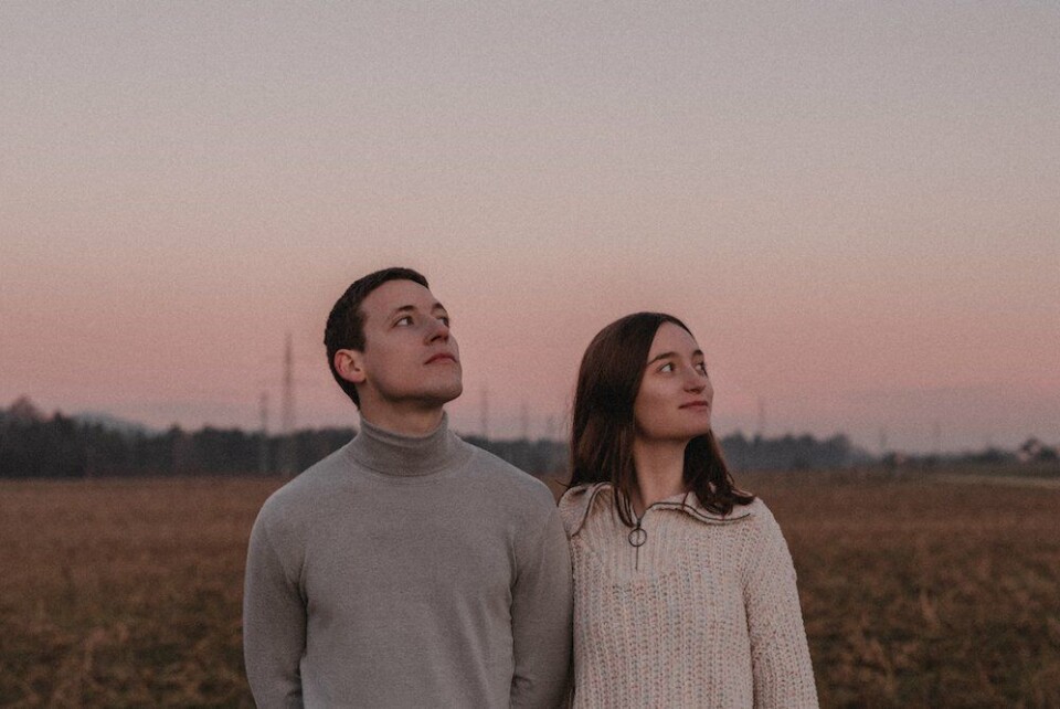 Gašper Šantl met vriendin Zala / foto: Ana Šantl Gašper Šantl