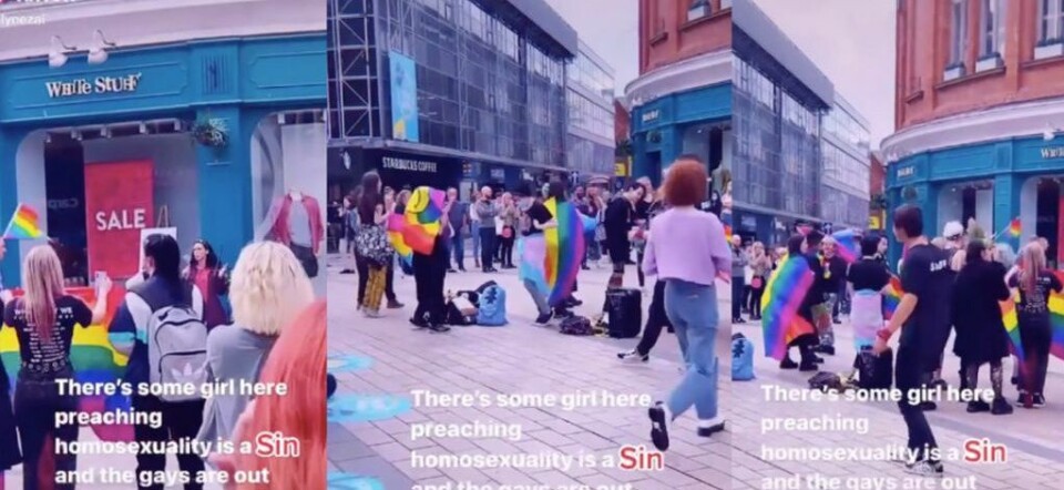 Homofobe vrouw verstoort Pride – zo reageerde het publiek