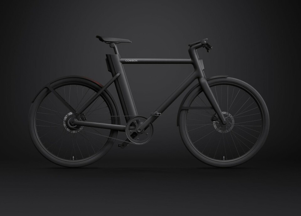 Zwarte uitvoering van de fiets. Zwarte uitvoering van de fiets.