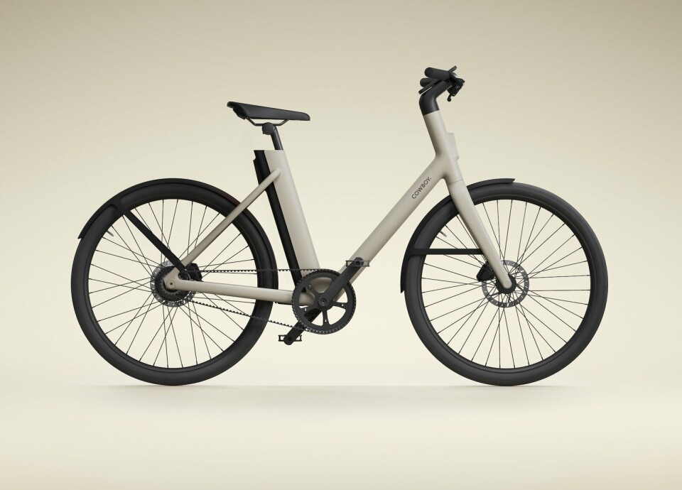 Beige uitvoering van de fiets. Beige uitvoering van de fiets.