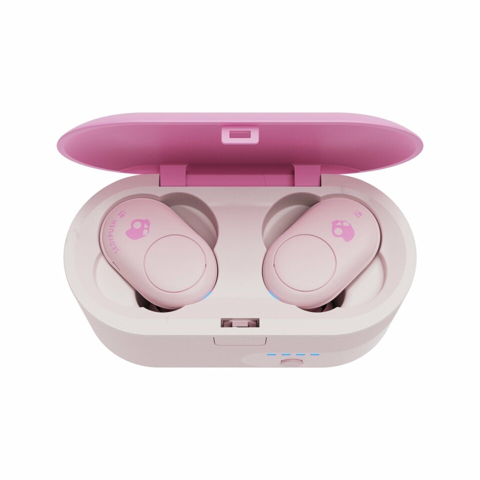 Maak kans op Limited Edition Pink oordopjes van Skullcandy