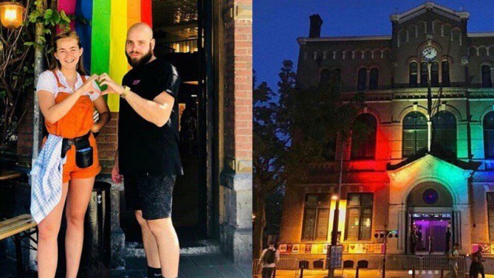 Honderden horecazaken in Amsterdam hesen de regenboogvlag uit solidariteit. Pride in Amsterdam