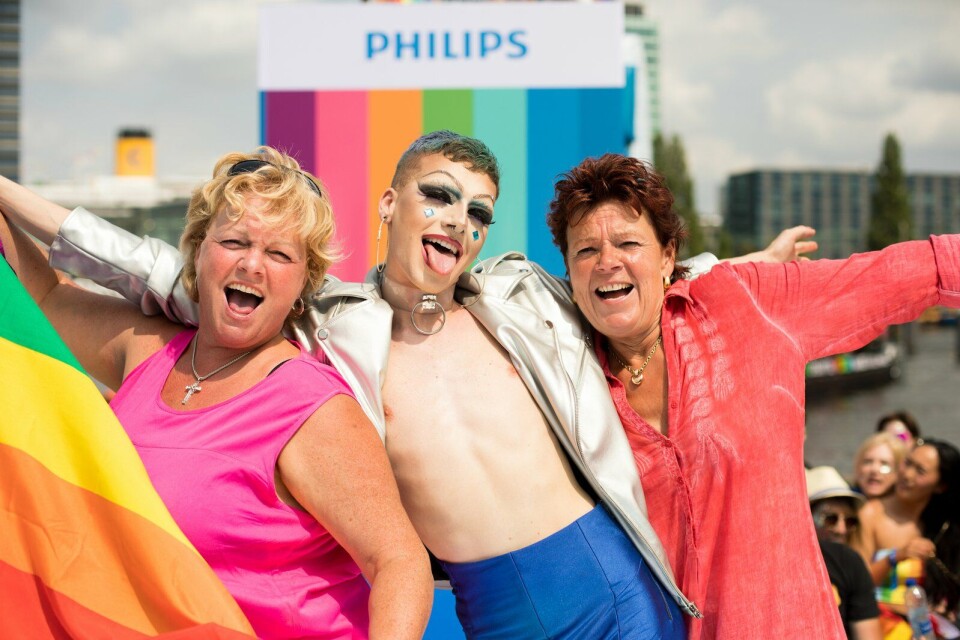 Diego viert Pride met zijn moeders