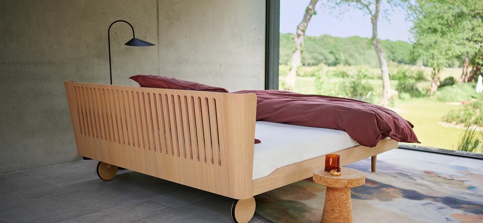 Dit bed is een droom voor designliefhebbers