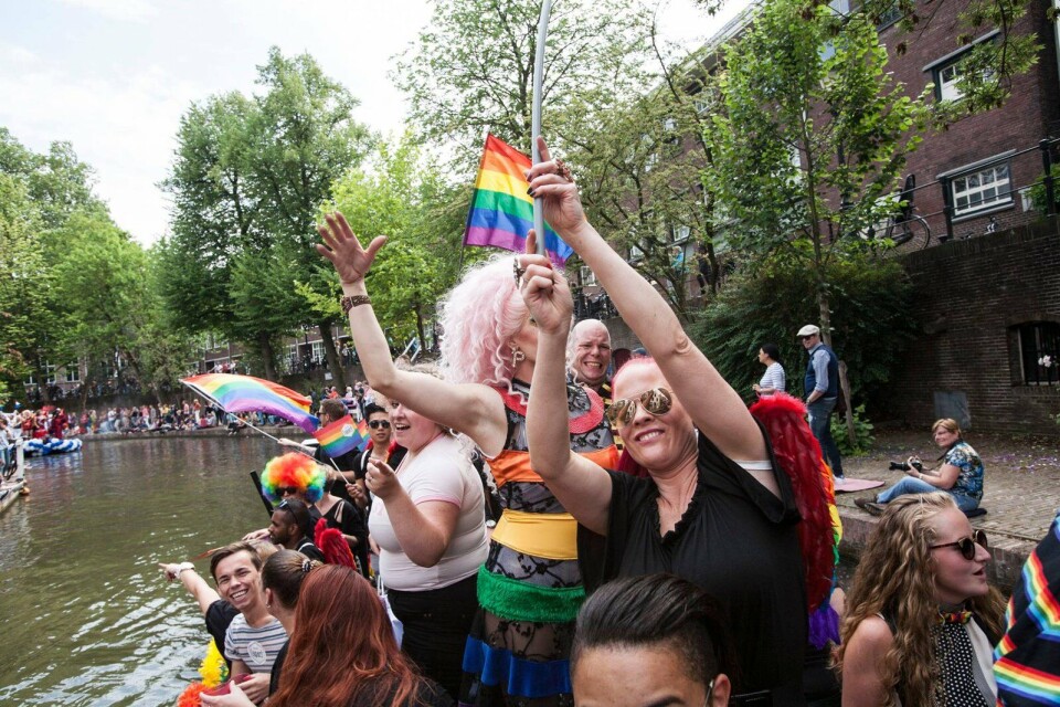 Lapart tijdens Utrecht Canal Pride - Foto: Lukas Broekhuis