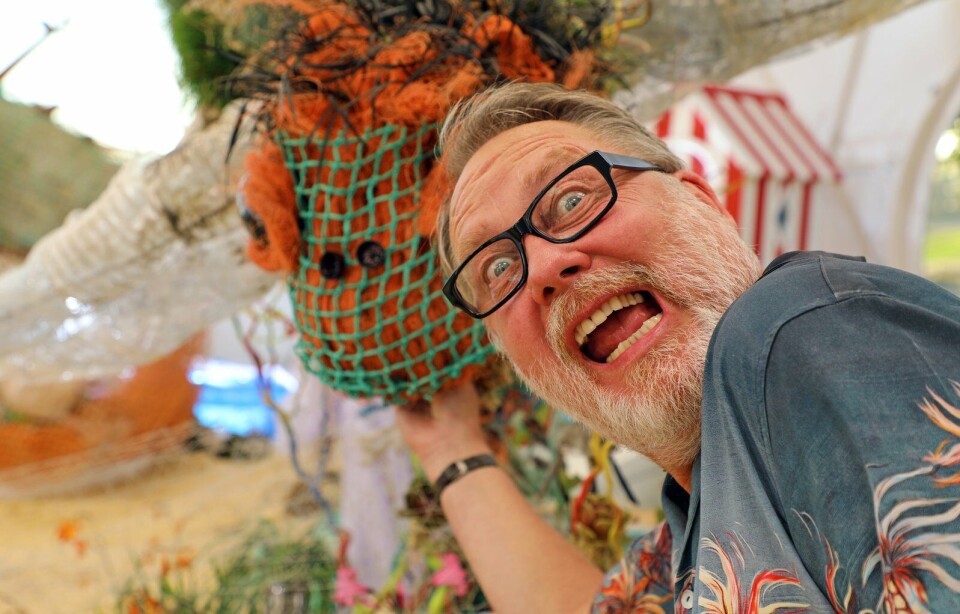 Presentator Vic Reeves The Big Flower Fight