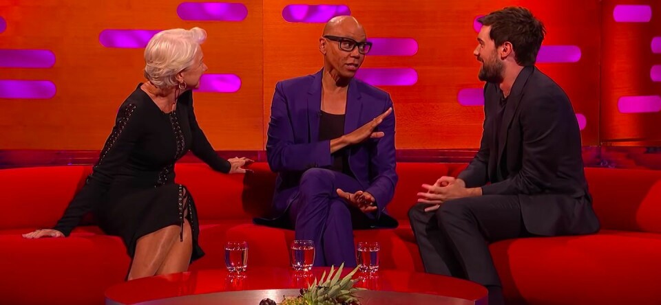 RuPaul op bezoek bij Graham Norton, dat levert leuke fragmenten op