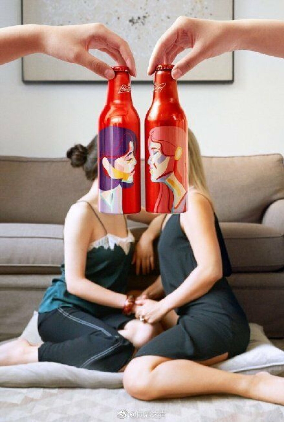 Chinese gays gaan viraal met Budweisers ‘Love is Love’-foto’s