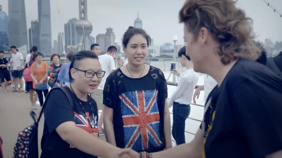 Margriet van der Linden op bezoek in China