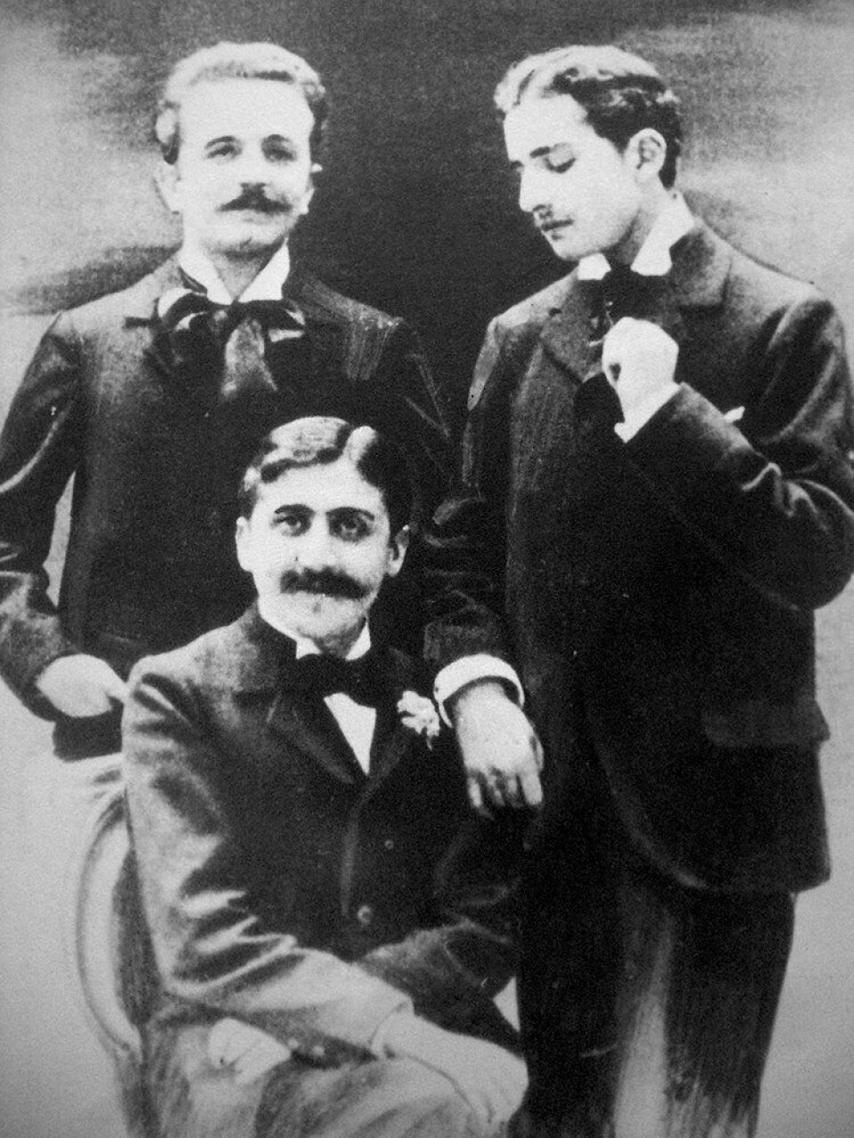 Marcel Proust et Lucien Daudet - credit - Otto Wegener - Album Pleiade