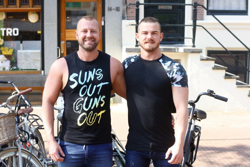 Matt (links) en Steve (rechts). Oz Gym Boys