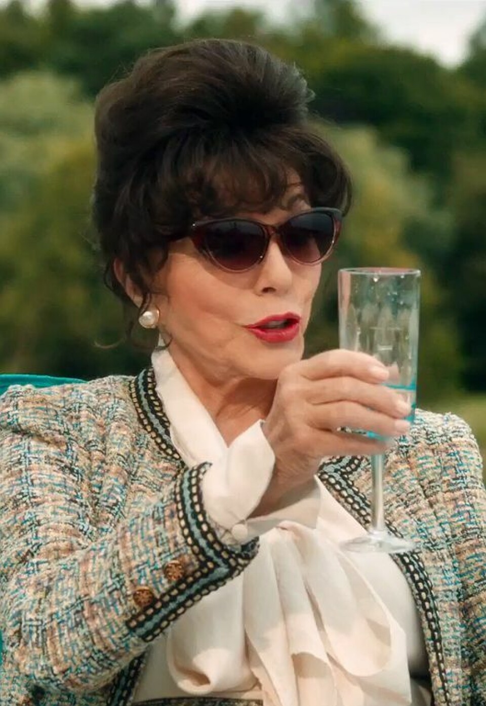 Joan Collins speelt in American Horror Story