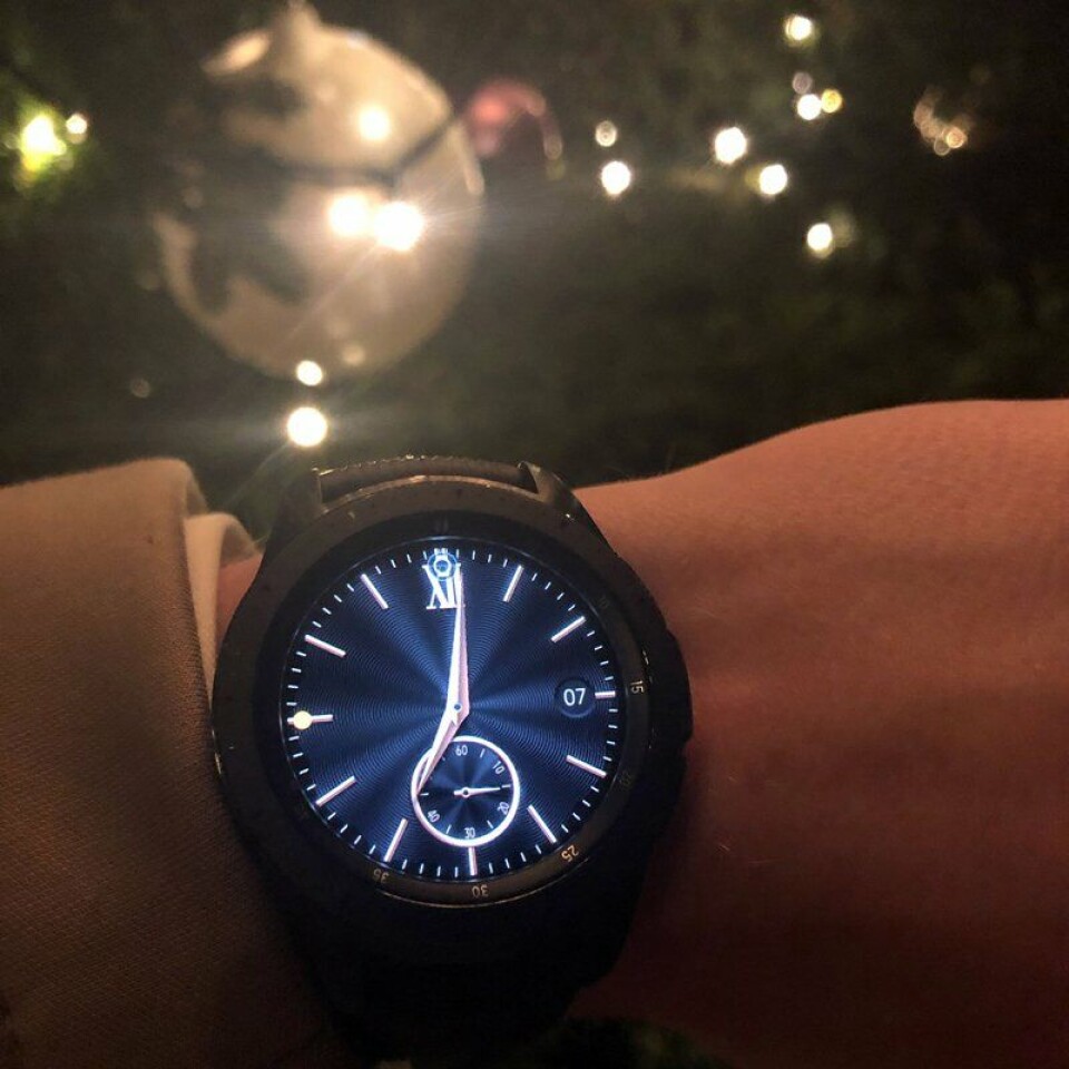 Samsung Galaxy Watch in Pulitzer Hotel