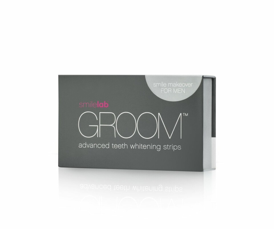 GROOM advanced teeth whitening strips Smilelab