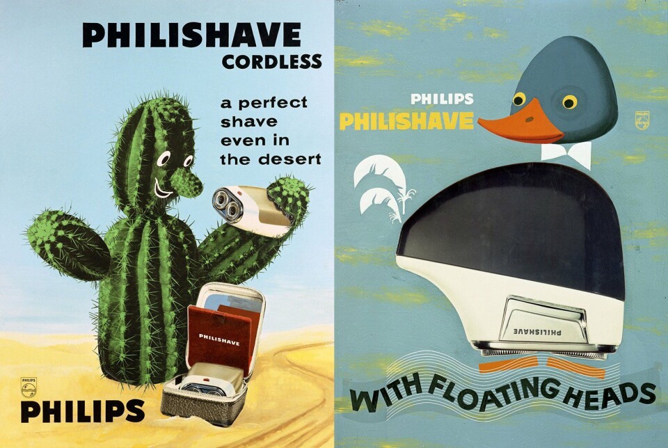 Posters van de originele Philips Philishave. philishave posters Winq