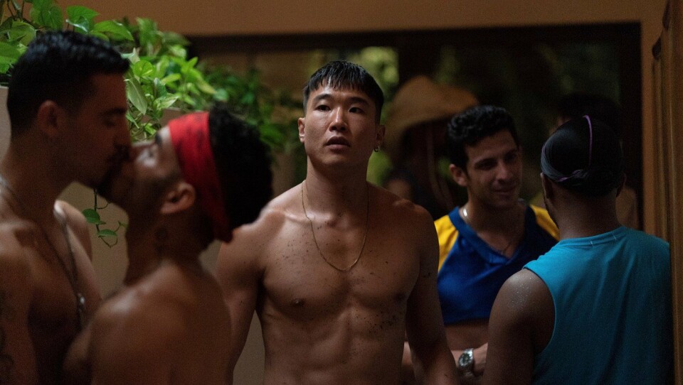 Still uit Fire Island Joel Kim Booster