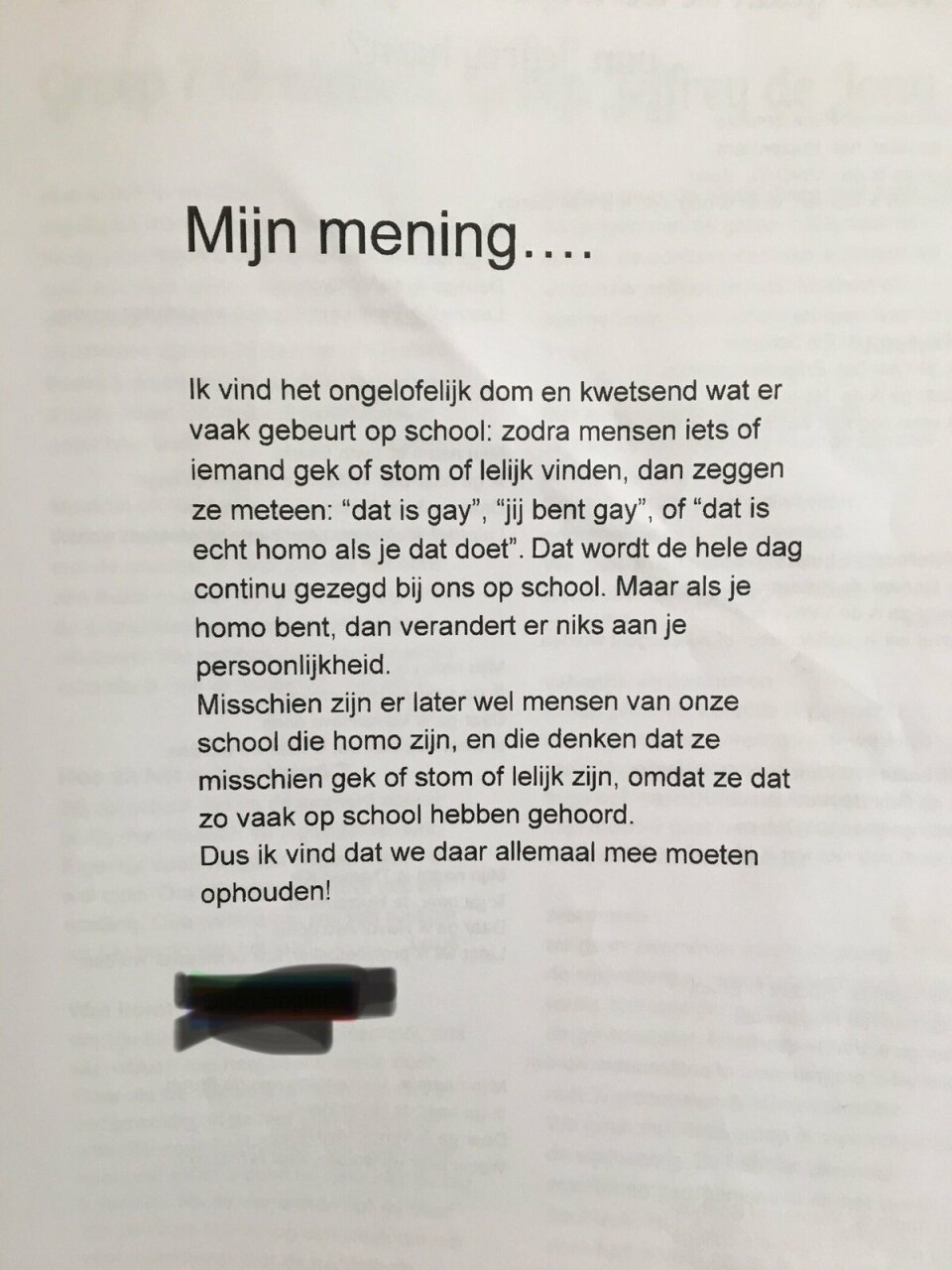 Boodschap Boodschap