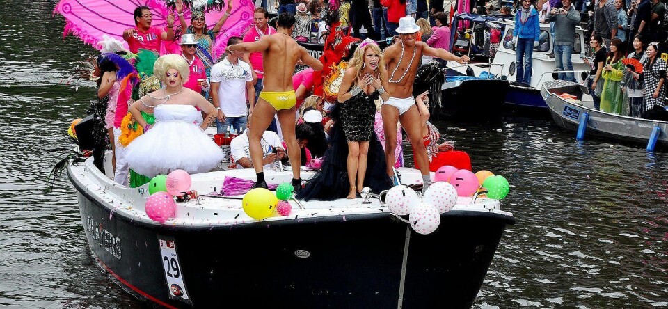 Conchita Wurst in jury van botenparade Pride Amsterdam