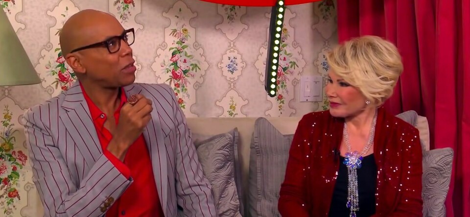 Very Vintage: RuPaul te gast bij Joan Rivers