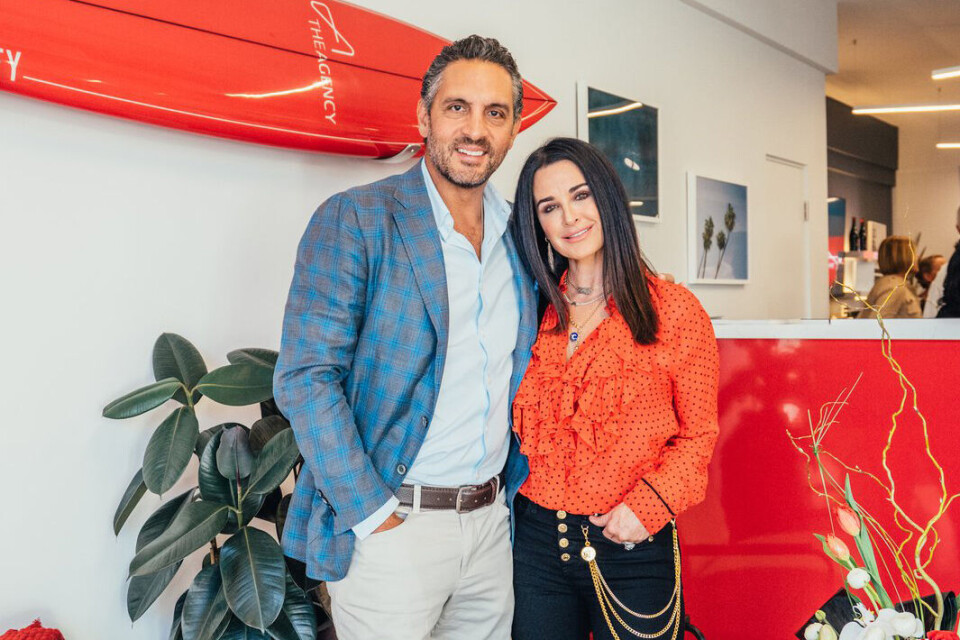 Mauricio Umansky en zijn vrouw Kyle Richards. Mauricio en Kyle Richards