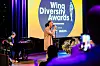 Jeangu Macrooy en Patrick Rugebregt bij de Winq Diversity Awards 2021