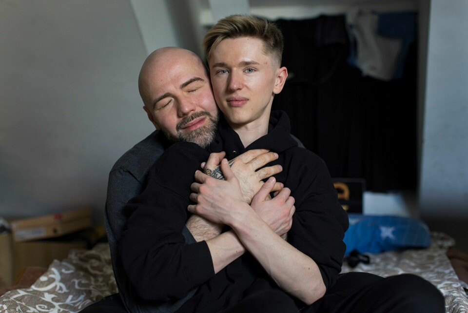 Queer Oekraïners Maksym en Timyr.