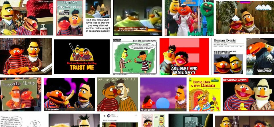 Bert en Ernie zijn een stel: iedereen maakt dezelfde grap