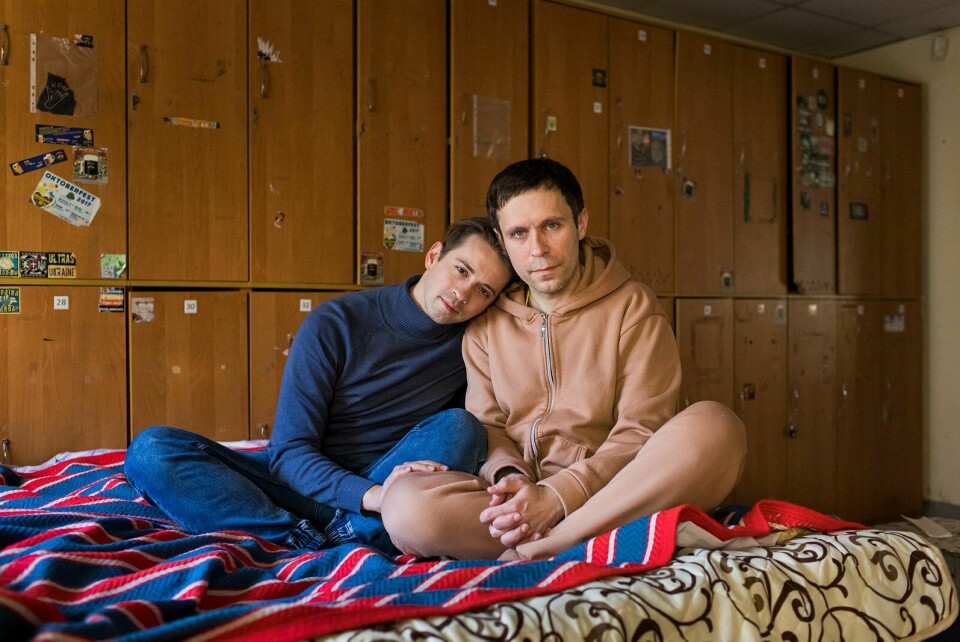 Queer Oekraïners Anton en Alexander