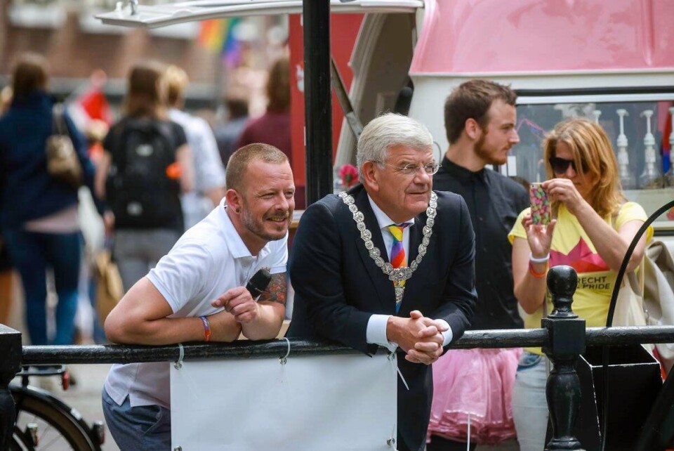 Met Jan van Zanen, burgemeester van Utrecht Met Jan van Zanen, burgemeester van Utrecht