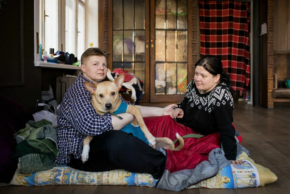 Queer Oekraïners Evgeny en Olesya