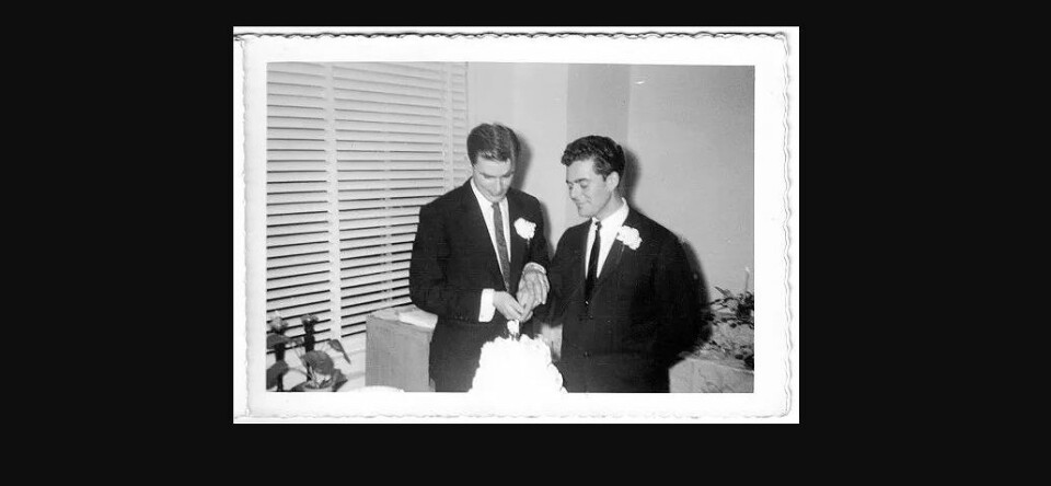 In 1957 trouwden deze mannen met elkaar. Maar wie zijn het?