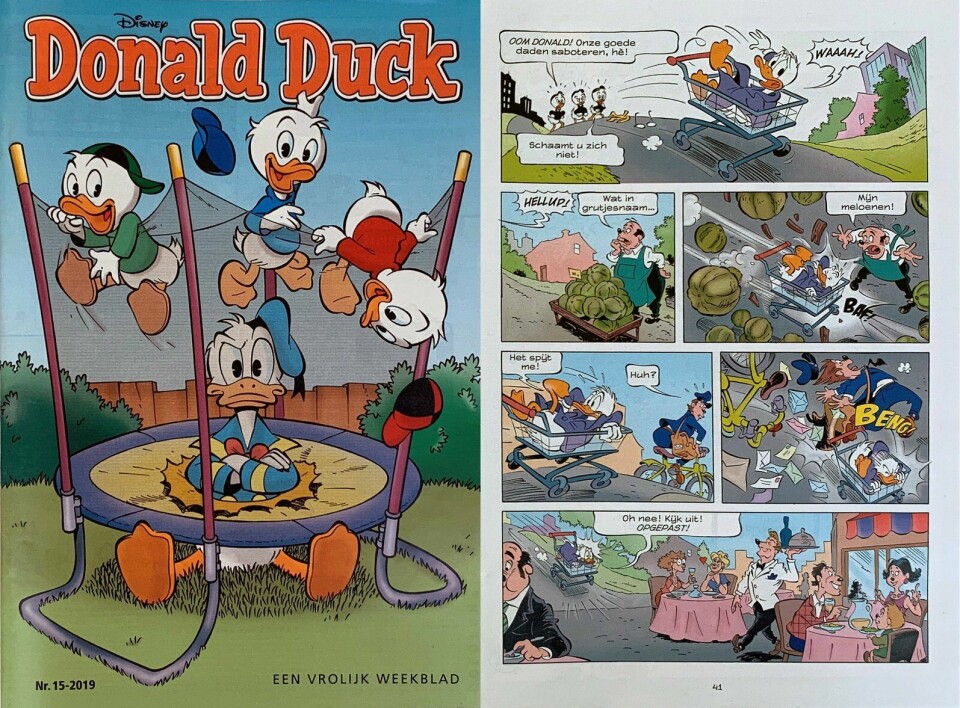 Gay koppel in Donald Duck