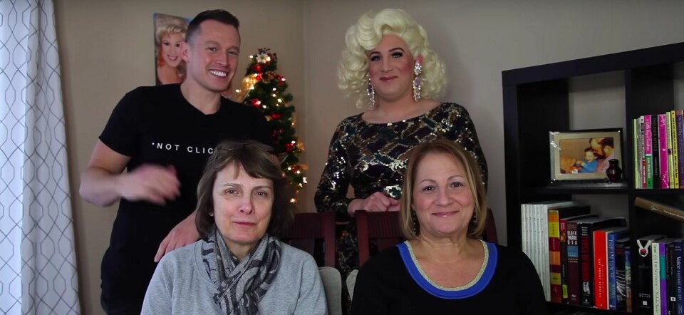 Heerlijk filmpje: zonen geven hun moeders een drag metamorfose