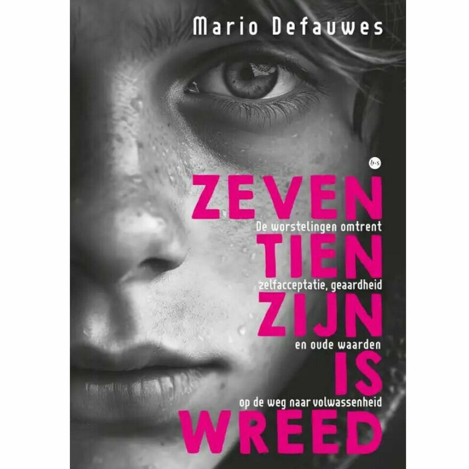 Boekcover van het boek Zeventien zijn is wreed door Mario Defauwes.