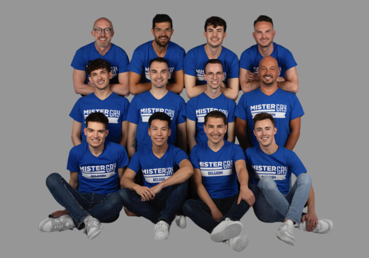 Dit zijn de twaalf finalisten van Mister Gay Belgium 2024 Mister Gay Belgium 2024